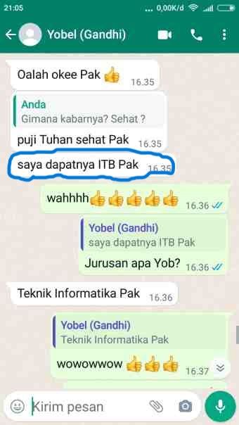 lolos masuk ITB